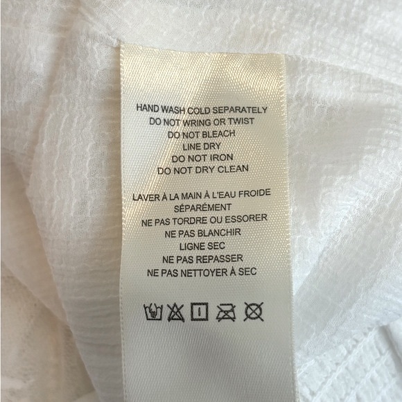 Free People Dream Of You White Top Size Small - Picture 6 of 8